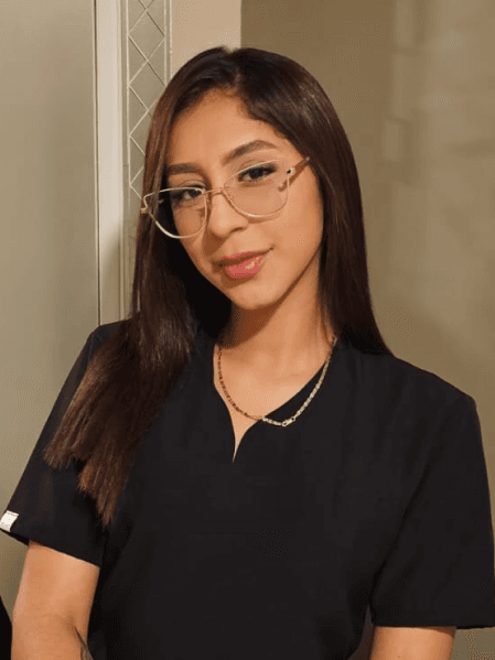 Portrait of Valeria, certified cosmetologist & massage therapist from the Diamond Spa team