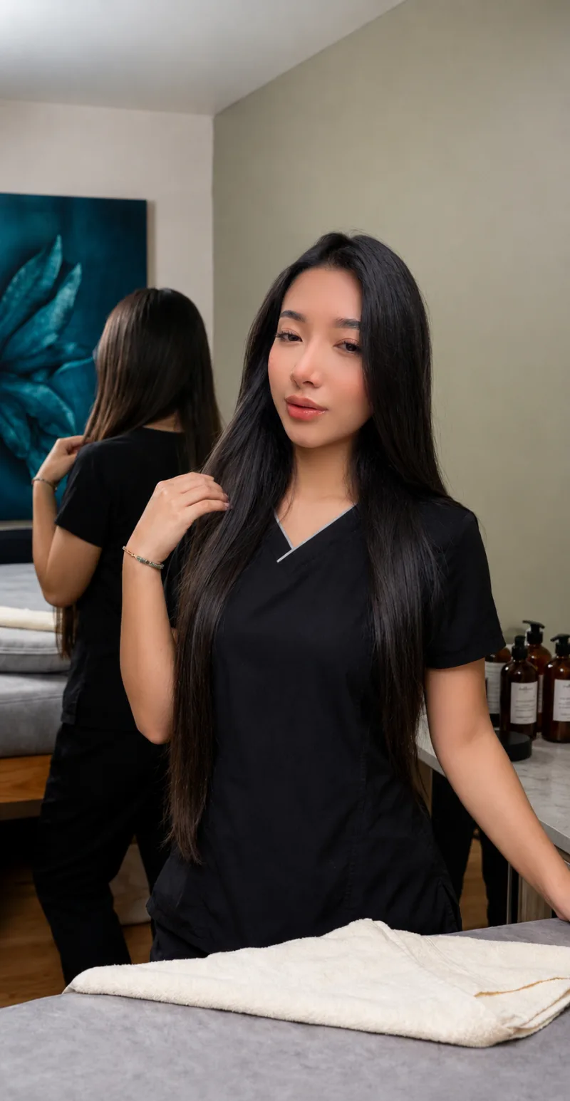 Portrait of Ana Maria, certified cosmetologist & massage therapist from the Diamond Spa team